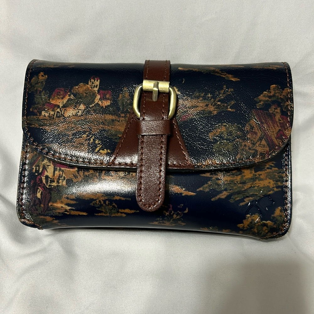 Patricia Nash Torri Kent Countryside Navy Crossbody